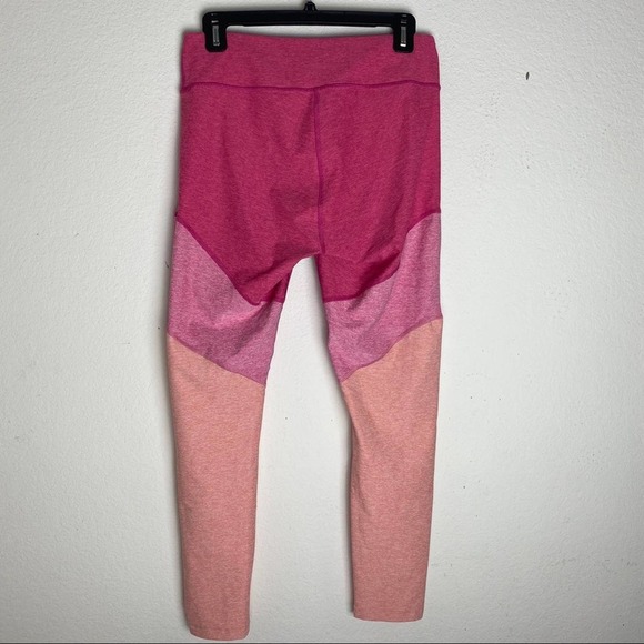 Outdoor Voices Pink Paneled Colorblock Leggings L - Picture 7 of 7